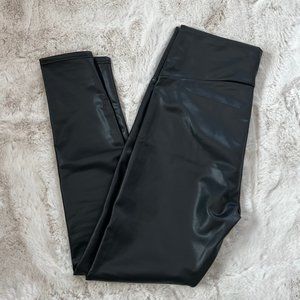 Faux Leather Leggings Size Large